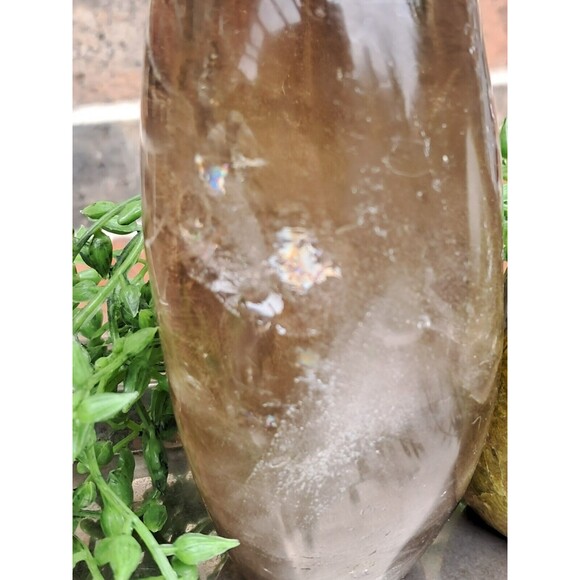 Smoky Quartz Green Opal Tower Set Protecting and Calming Crystal Set - Picture 6 of 13